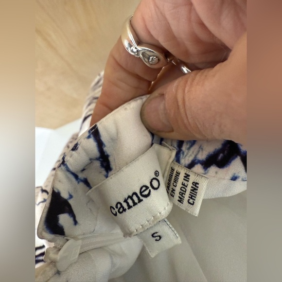 CAMEO Urban Outfitters Alone Tonight Oil Spill Peplum Dress - Picture 5 of 15